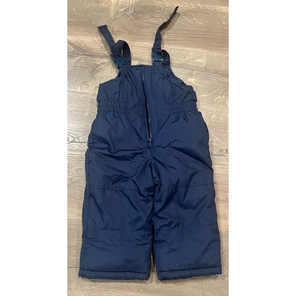 Carters Snow Bib Ski Overalls Blue 24 months